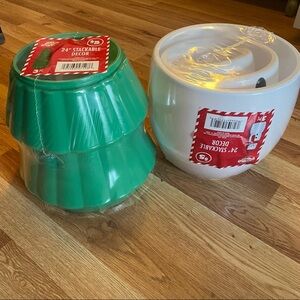 Stackable Snowman and Tree Dollar 24" New Christmas Toy Winter Hanukkah Keanza